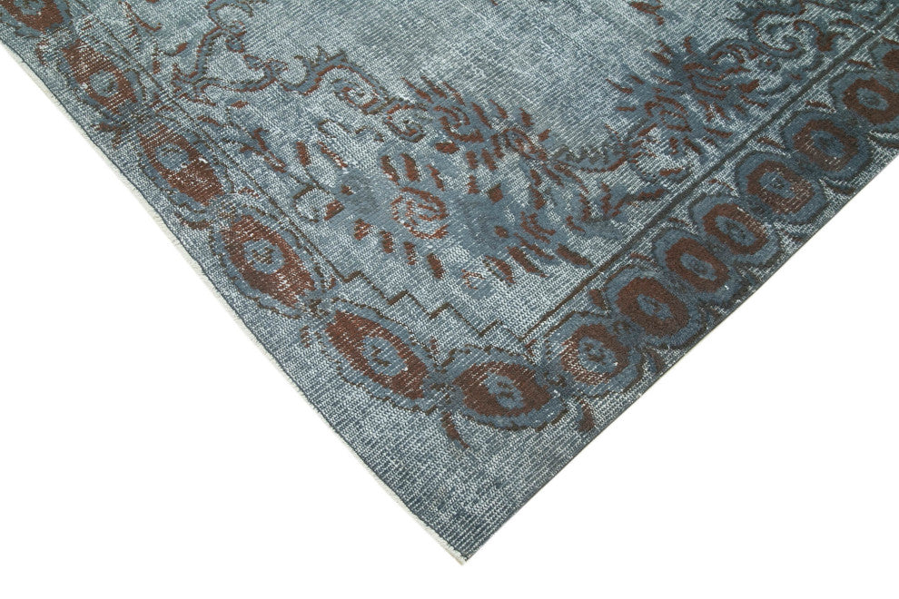 Rug N Carpet - Handmade Anatolian 5' 9" x 8' 8" Distressed Overdyed Rug