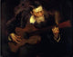 Luis Graner Hombre Tocando la Guitarra Wall Decal
