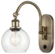 Innovations 518-1W-AB-G122-6 1-Light Sconce, Antique Brass