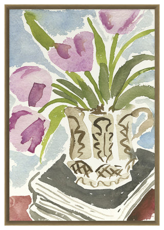 Brown Vase Fine Art Print, Oak, 28"x19"