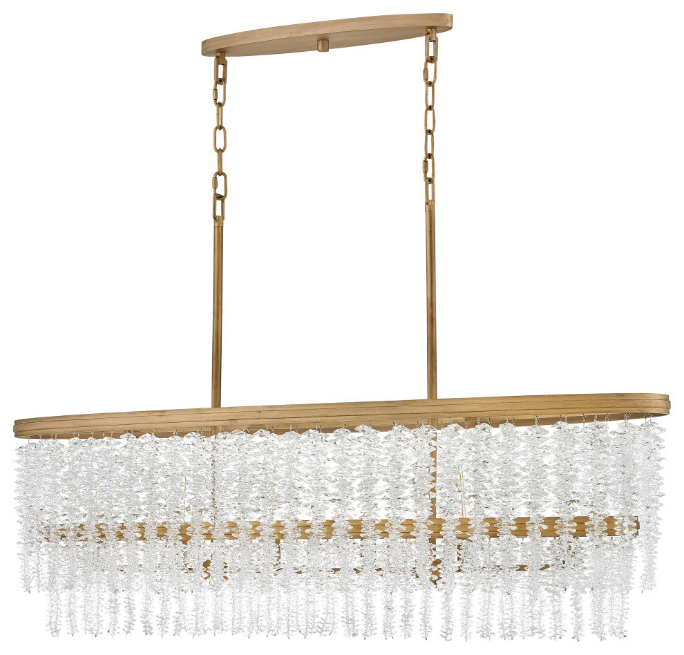 Fredrick Ramond Rubina Medium Linear, Burnished Gold