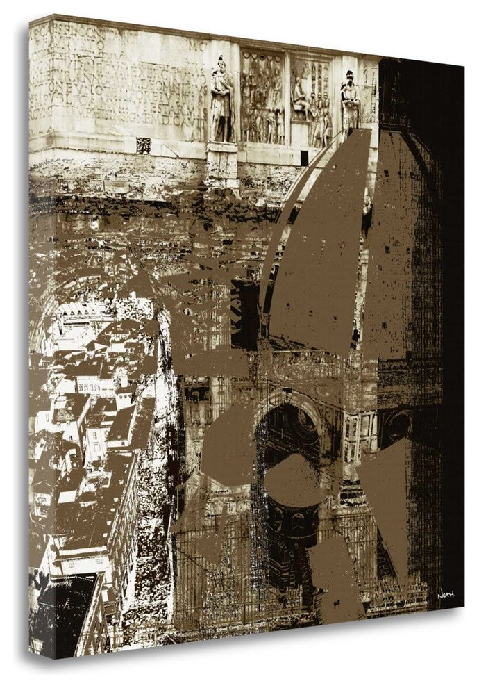 "Architectural Renaissance I" By Noah, Giclee Print on Gallery Wrap Canvas