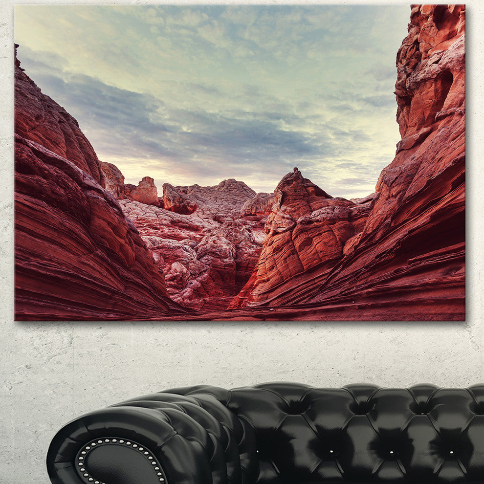 Vermillion Cliffs National Monument Park, Landscape Wall Art on Canvas, 40"x30"
