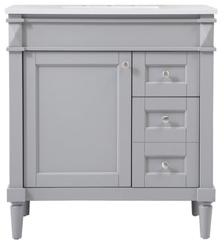 Home Living 21" Transitional Grey-Light Bathroom Vanity