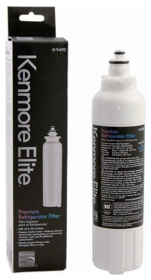 1 Pack Kenmore Elite 9490 469490 Replacement Refrigerator Water Filter 46-9490
