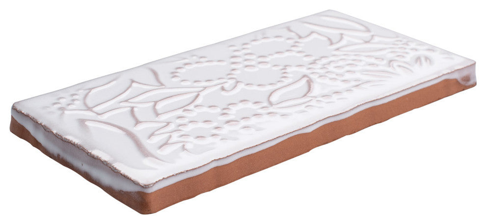 Antic Feelings Ceramic Subway Wall Tile, Milk