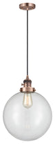 INNOVATIONS 201CSW-AC-G202-12 1-Light Mini Pendant Antique Copper
