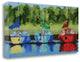 "Three On The Bay" By Leslie Seata, Giclee Print on Gallery Wrap Canvas