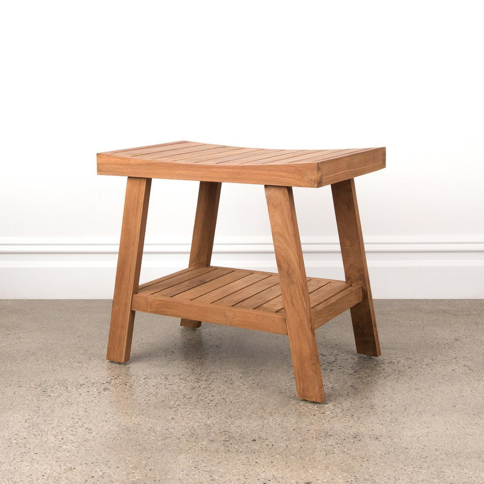 Teak Shower, Bench