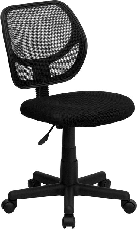 Mid-Back Black Mesh Swivel Task Chair