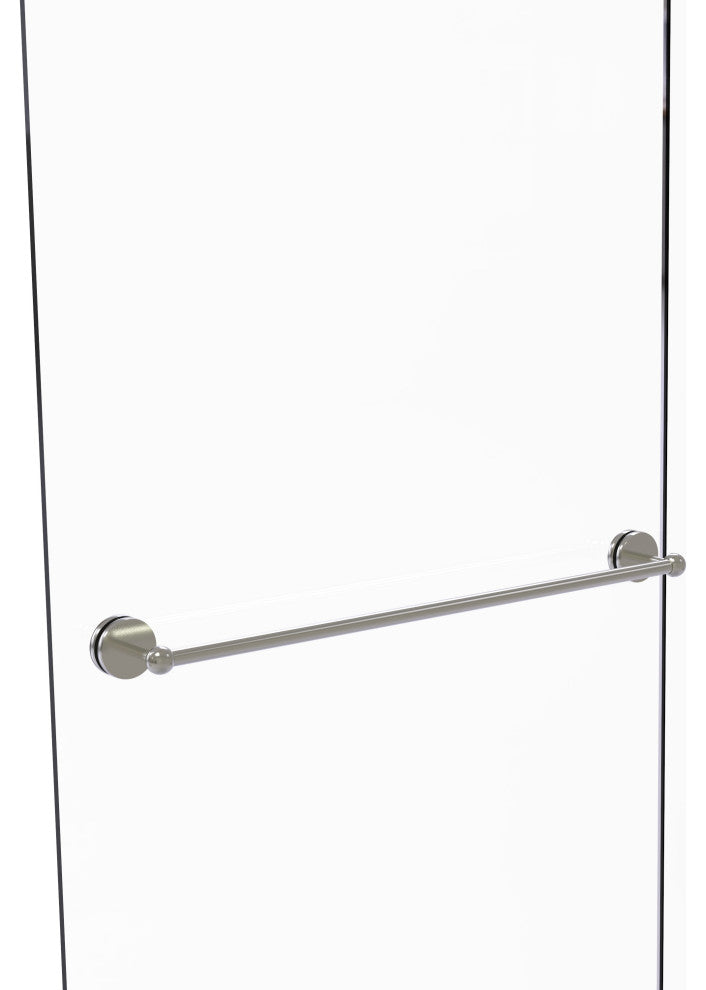Prestige Skyline 30" Shower Door Towel Bar, Satin Nickel