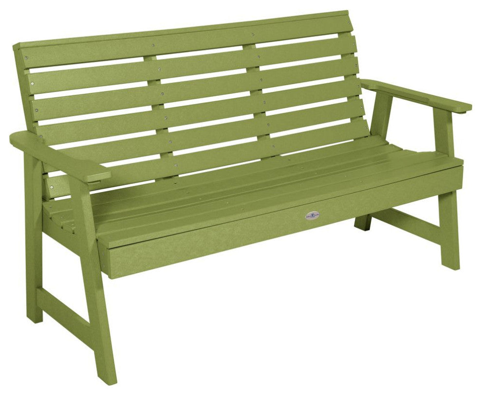 Riverside Garden Bench 5', Palm Green