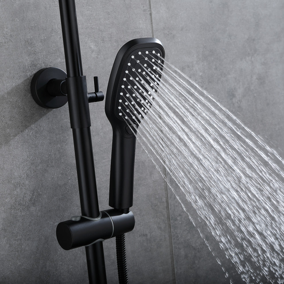 Luxury Thermostatic Complete Shower System With Rough-In Valve