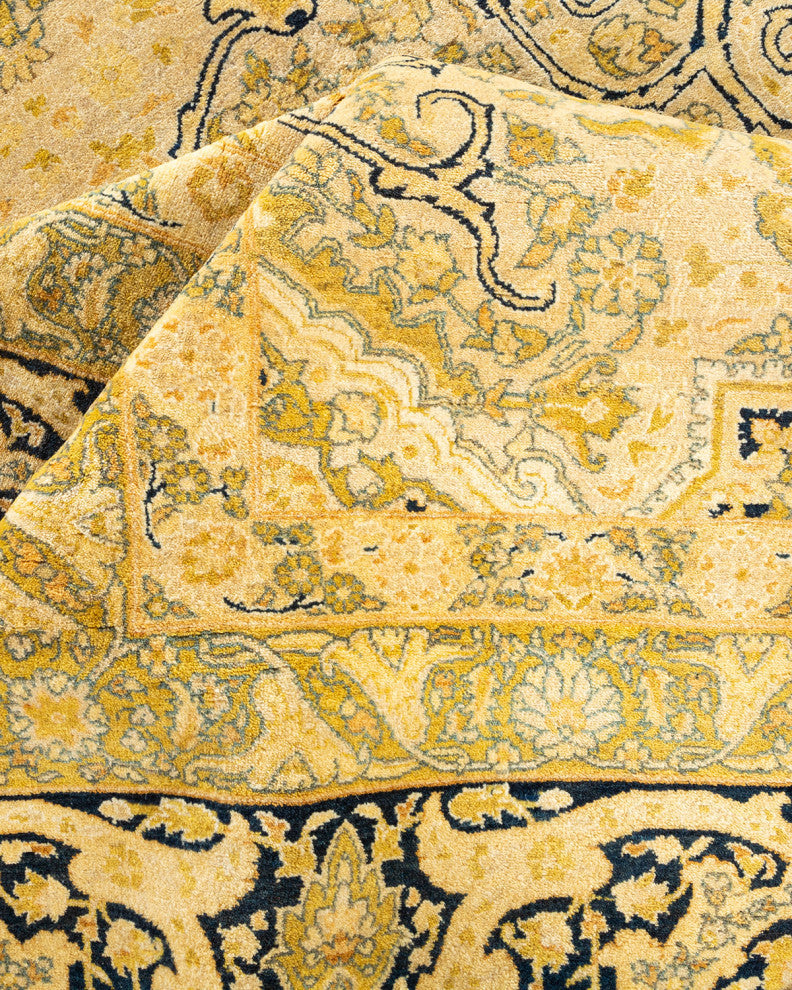 Madison, One-of-a-Kind Hand-Knotted Area Rug, Ivory, 8' 1"x10' 1"