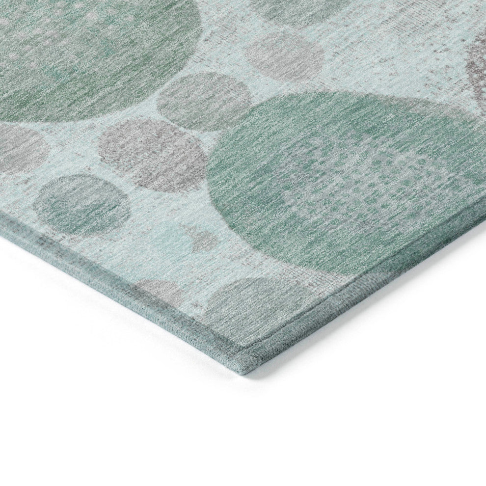 Machine Washable Indoor/Outdoor Chantille ACN1896 Mint 1'8" x 2'6" Rug