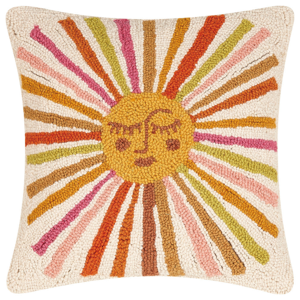 Retro Sunshine Hook Pillow