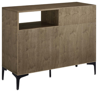Sydney Record Storage Media Console Walnut