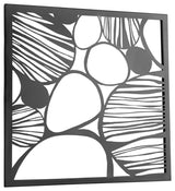 Roccia Wall Decor, Graphite, Iron, 20"W (10520 MGL7T)
