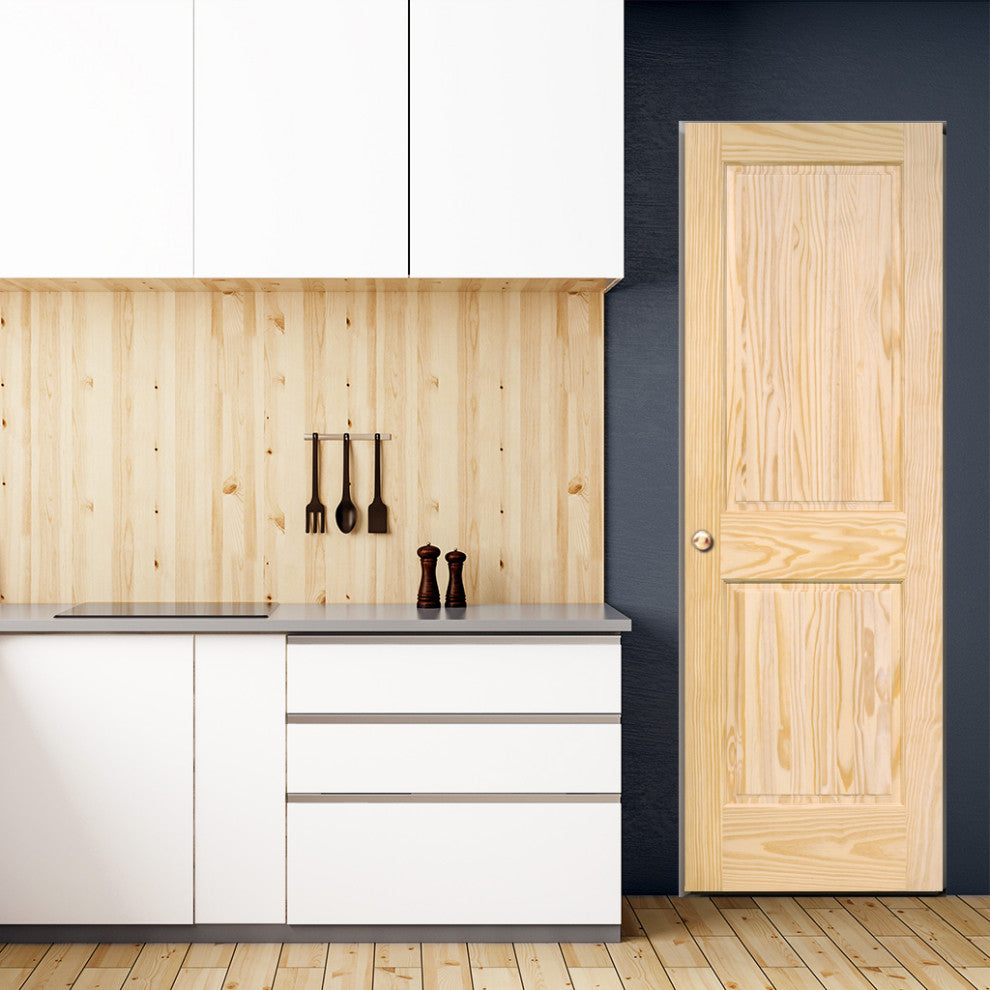 Interior Door, Colonial 2-Panel, Square, 1.375"x28"x80"