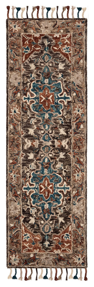 Safavieh Aspen Apn112A Rug, Charcoal/Light Brown, 8'0"x10'0"