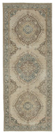 Rug N Carpet - Handmade Anatolian 4' 8" x 12' 5" Antique Runner Rug