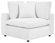 Sectional Sofa Set, Velvet, White, Modern, Living Lounge Hotel Lobby Hospitality
