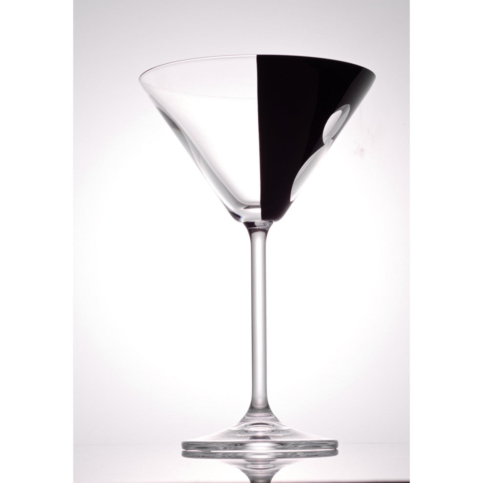 Disney Luxury Mickey Mouse Crystal Martini Glass 10 oz Set of 2