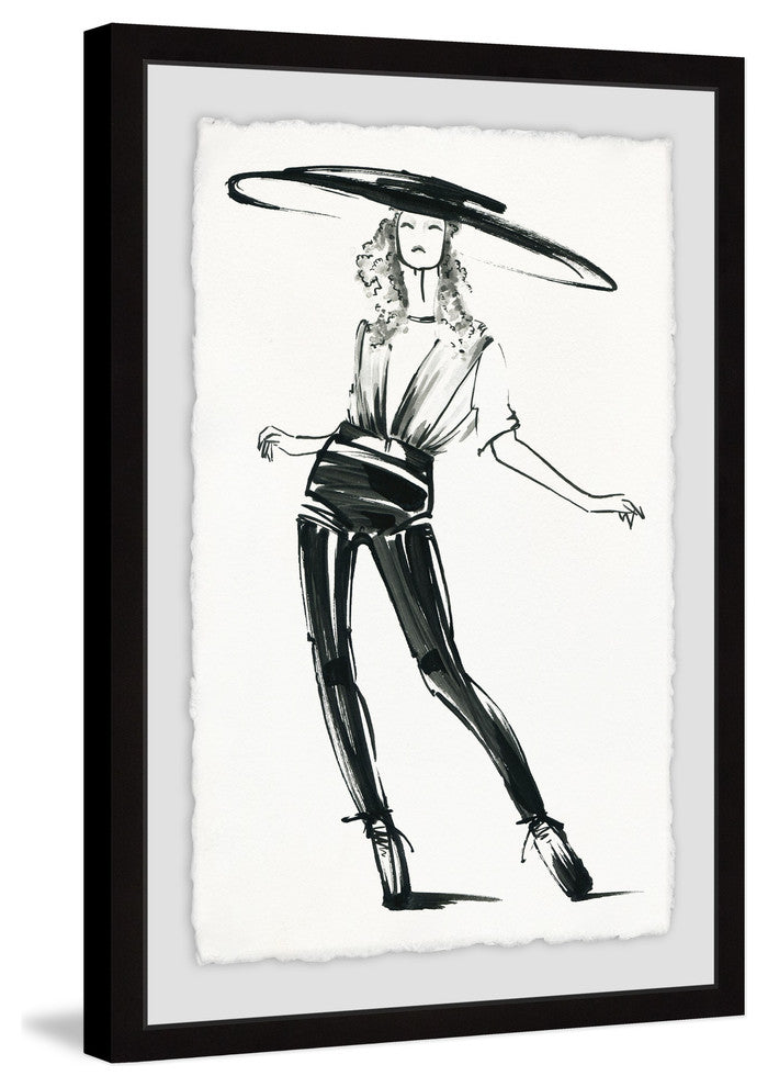 "Asian Fashion" Framed Painting Print, 24"x36"
