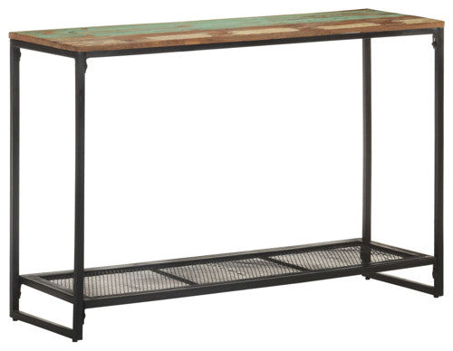 vidaXL Console Table Entryway Table Side Table with Shelf Solid Wood Reclaimed