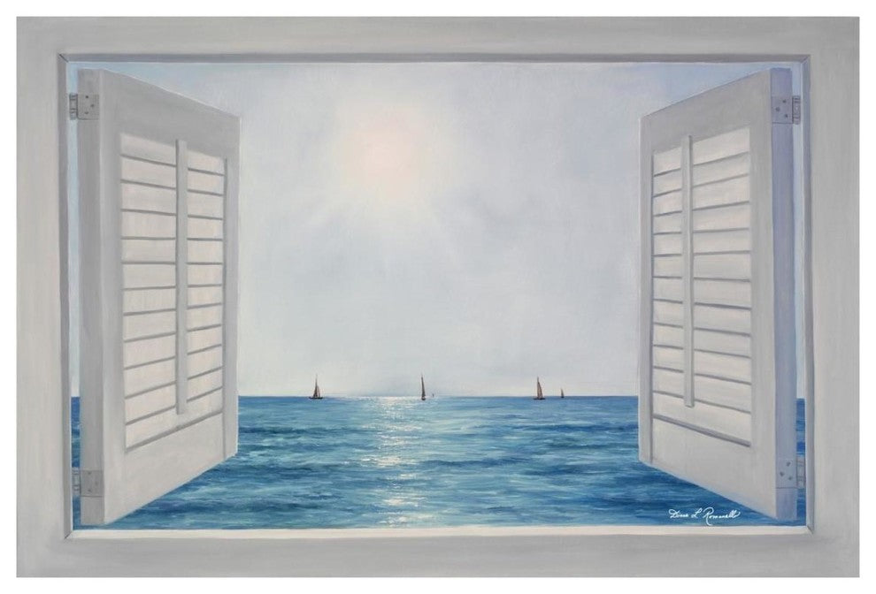 "Open Shutters" Digital Paper Print by Diane Romanello, 38"x26"