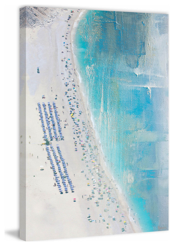"The Coast" Framed Painting Print on Wrapped Canvas, 16"x24"
