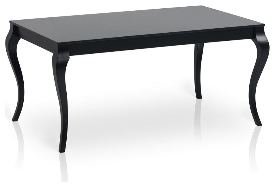 Black Presso Glass Top Coffee Table
