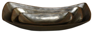 Uttermost 18957 Anas 20"W Rustic Decorative Cast Aluminum Bowls - - Antique