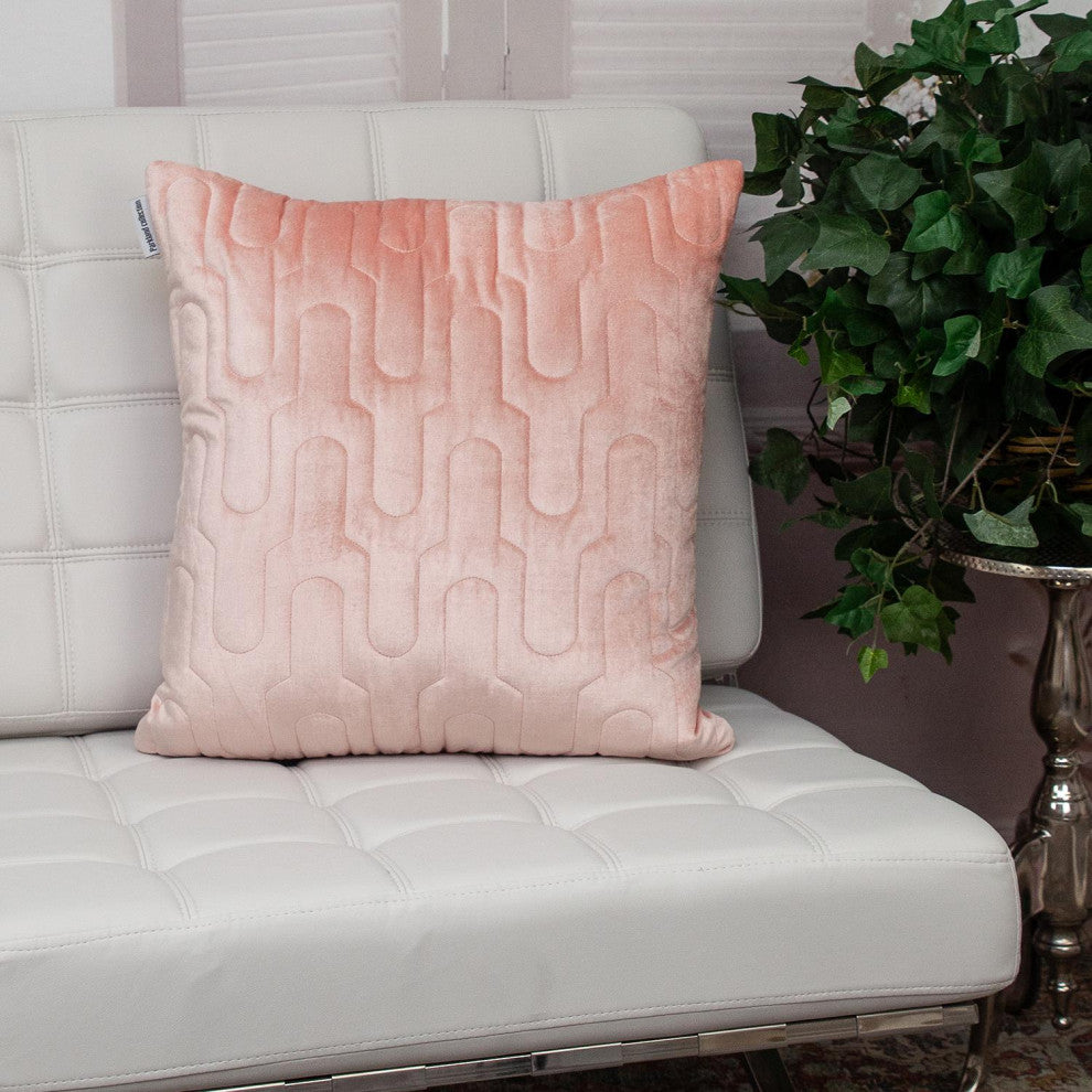 Parkland Collection Basil Pink Throw Pillow