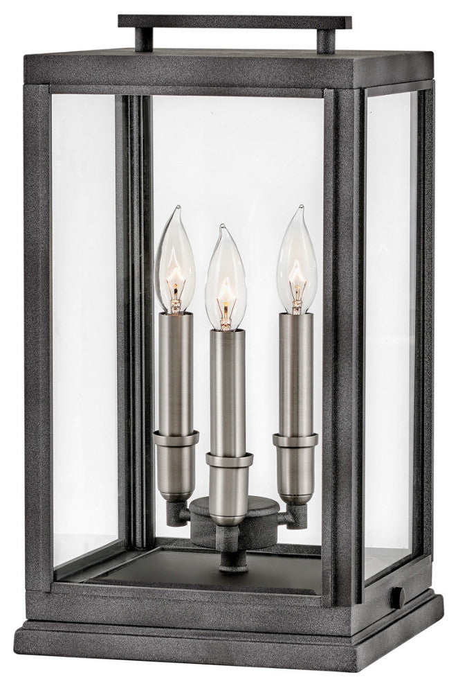 Hinkley Sutcliffe Medium Pier Mount Lantern, Aged Zinc