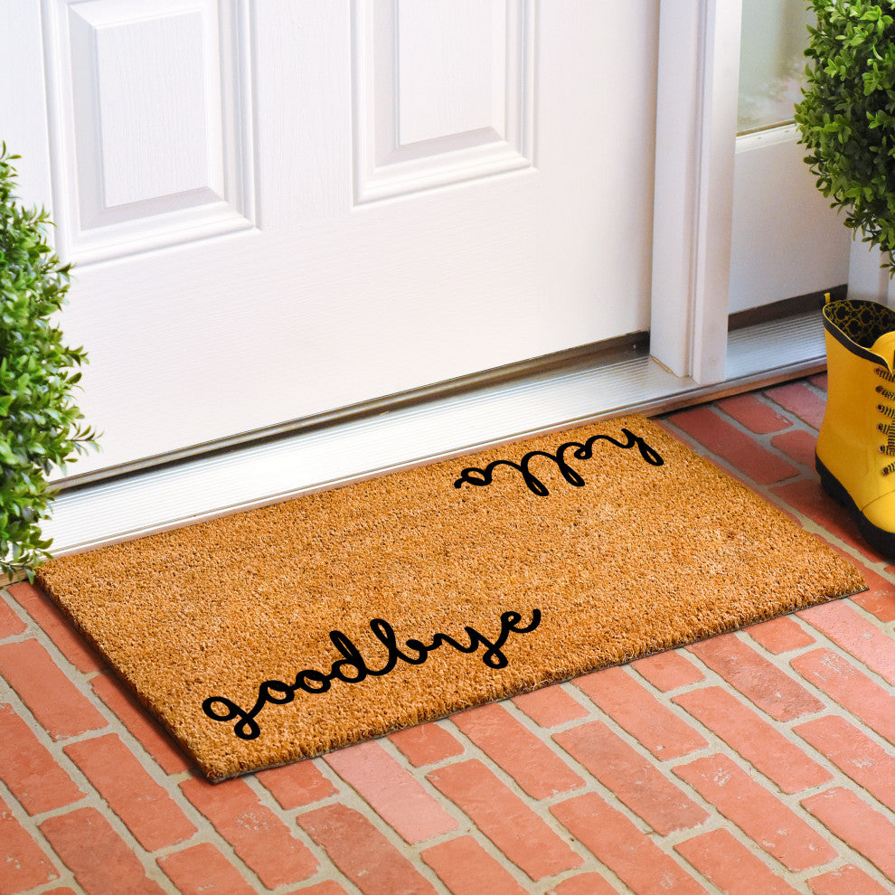 Calloway Mills Hello Goodbye Doormat, 24" X 36"