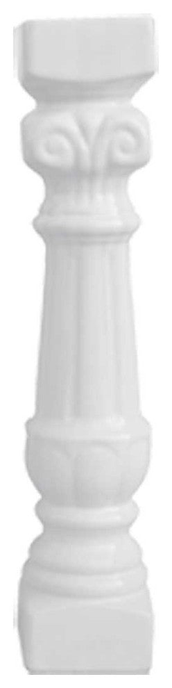 Balustrade Part White Ceramic Baluster 24 inch High |