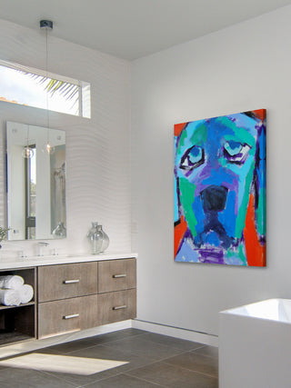 "I'm Sorry" Painting Print on Wrapped Canvas, 30"x45"
