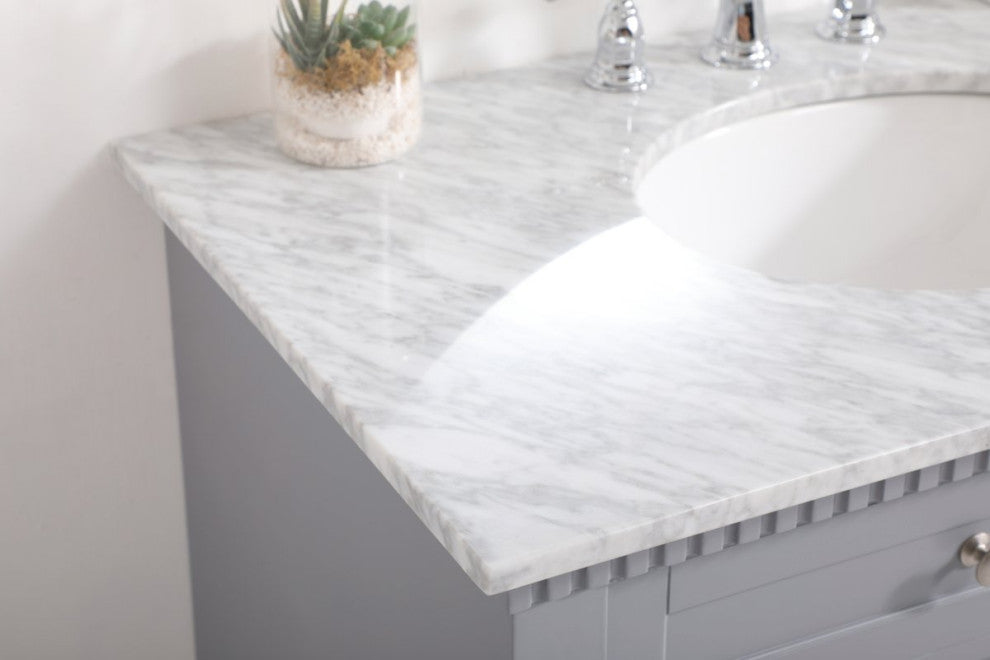 Home Living 36" Single Bathroom Vanity, Gray