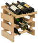 9 Bottle Dakota Wine Rack with Display Top, Unfinished
