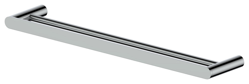 ZLINE Crystal Bay Double Towel Rail, Chrome, CBY-TRD-CH