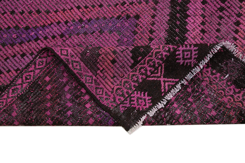 Rug N Carpet - Handmade Oriental 6' 8'' x 9' 5'' Contemporary Wool Kilim Rug