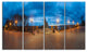 "Monument To Armories Panorama" Landscape Print Wall Artwork, 4 Panels, 48"x28"