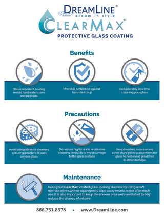 DreamLine Sapphire 44-48x76 Bypass Shower Door, Brushed Nickel and Gray Glass