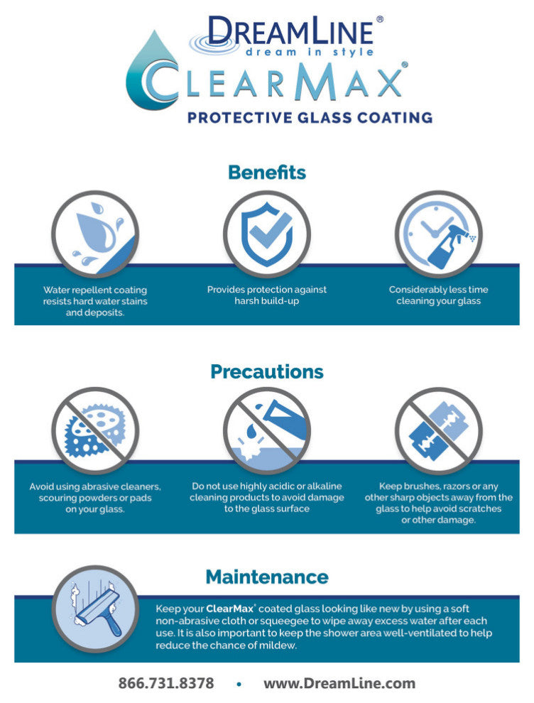DreamLine Sapphire 44-48x76 Bypass Shower Door, Brushed Nickel and Gray Glass