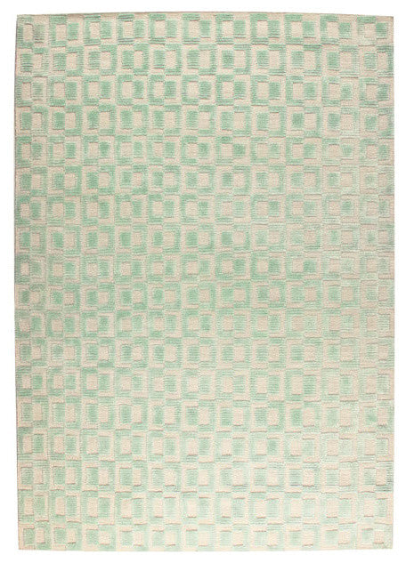 Yonkers Rug, Aqua, 8''x10''
