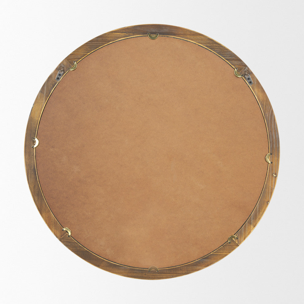 Roan Black Wood Beaded Wall Mirror