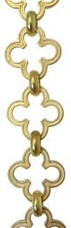 Brass Cross Chandelier Chain, Various Finishes, Acid Dipped, U42