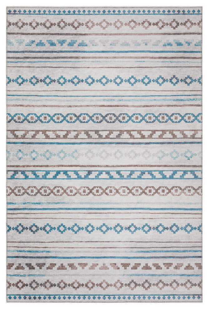 Indoor/Outdoor Sedona SN10 Tin Machine Washable 5' x 7'6" Rug