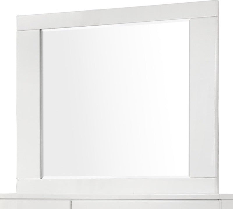 Coaster Felicity Mirror, Glossy White